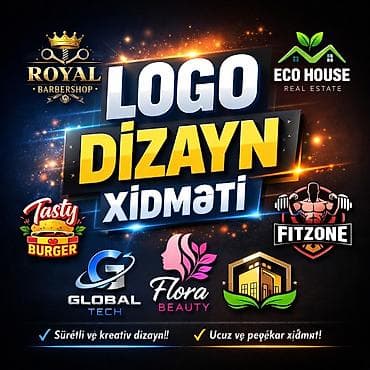 Logo dizayn xidməti - Müxtəlif sahələr üçün fərdi logo həlləri