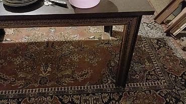 stol qonaq: Qonaq masası, Açılmayan, Taxta, Dördbucaq masa — 1