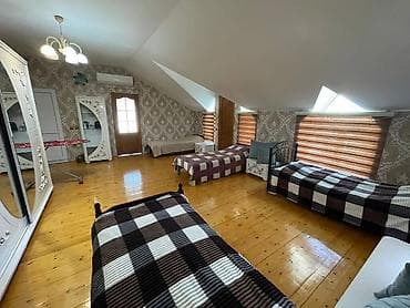 Geniş mansard tipli yataq otağı icarəyə verilir. Xüsusiyyətlər: - — 4
