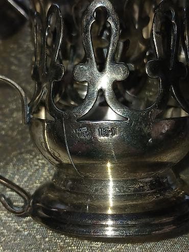 Məhsul: Sovet dövrü melxior/nikellənmiş çay stəkanaltılar və masa lalafo.az -da Məhsul: Sovet dövrü melxior/nikellənmiş çay stəkanaltılar və masa