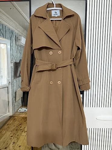 Qadın trençkot – qum rəngi
- Ölçü: 42 (XL) 

Qeyd: Təzədir — 1