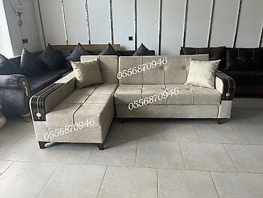 mini direl: Künc divan, Qonaq otağı üçün, Parça, Bazalı, Açılan, Kitab — 6