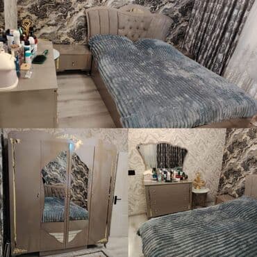 сад: Двуспальная кровать, Б/у — 1