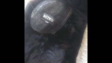 женские кожаные косухи: Пальто, M, цвет - Черный — 6