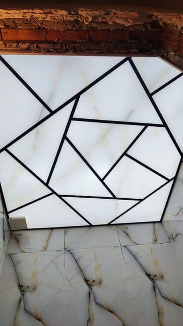 asma tavanlar hamam: Asma tavan, Şüşə, Suyadavamlı, Pulsuz çatdırılma, Pulsuz quraşdırma, Zəmanətli — 2