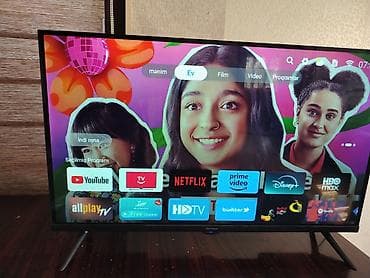 Smart TV – 40"-ə yaxın ölçülü LED ekran, Full HD görüntü. 2 aydi