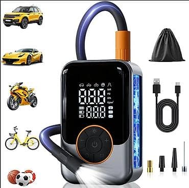 60₼ YOX❌️, 39₼ ✅️Portativ havalı nasos – çoxfunksiyalı, rəqəmsal