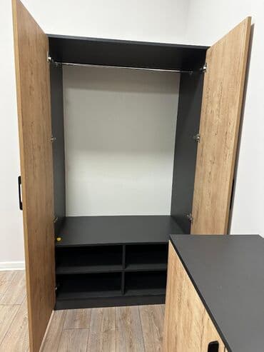 Ofis dəst mebeli: Ofis mebel dəsti – Mudur masasi, toplanti masasi, uzun tumbalı şkaf və — 6