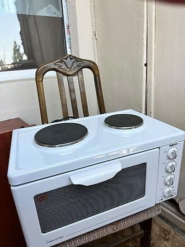 pelet sobası: Tezedi Xüsusiyyətlər: - 2 ədəd elektrik bişirmə gözü (yuxarıda — 1