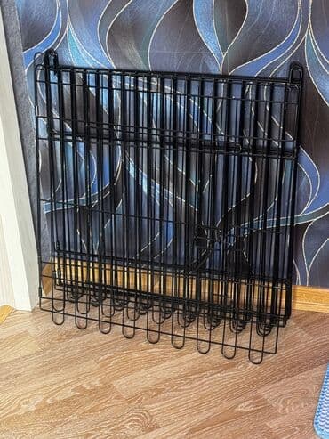 pişik yuvası: Heyvan üçün metal oyun məkanı (playpen) - Material: toz boya ilə — 2