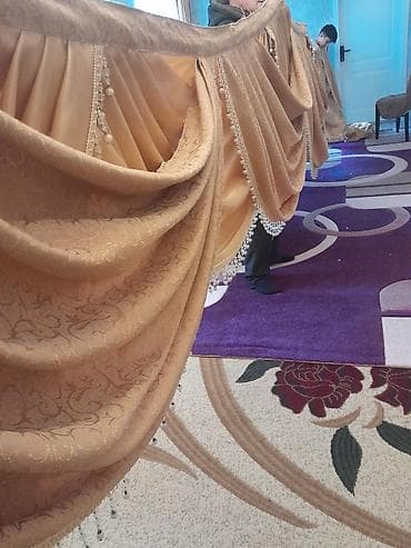 otaq gullerinin adlari: Uzunlugu 10metrlik hazir perde Zərif dekorativ pərdə – klassik “svag” — 2