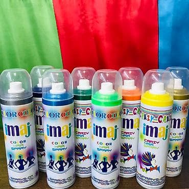 esvicin sprey: İmaj Color Hair Spray Saç rəngləndirən sprey Hər rəngi var. Hər yaşa — 1