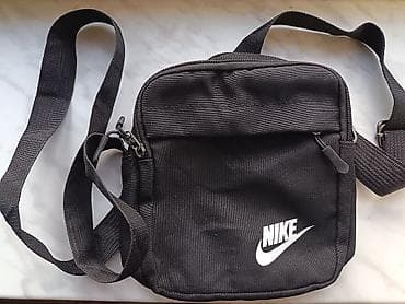 ucuz kask: Qara rəngli iki çiyin çantası dəsti 1) Kompakt çiyin çantası (Nike — 1