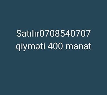 100 manata telfon: Elan mətni göstərir: “Satılır … qiyməti 400 manat”. Mətn yalnız — 1