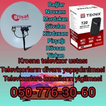 Peyk antenalarının quraşdırılması | Quraşdırılma, Tənzimlənmə, Təmir | Zəmanət