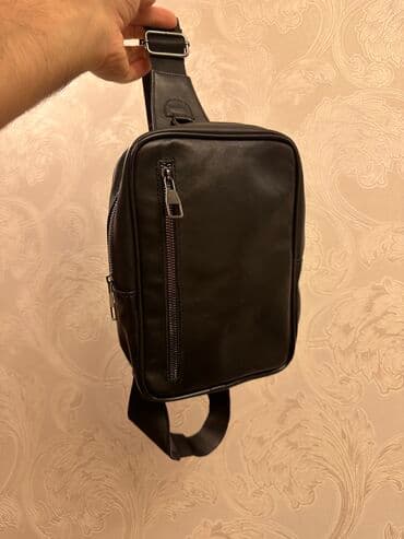 dəri kişi cantaları: Çiyin çantası, Yeni — 8