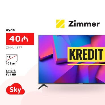 lg telvizor: Yeni Televizor Zimmer 43" FHD (1920x1080), Pulsuz çatdırılma — 1