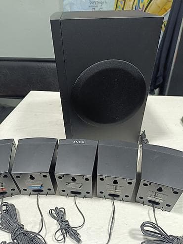 Микрофоны: Новый Sony Колонка, Тип - Для домашнего кинотеатра, цвет - Черный — 4