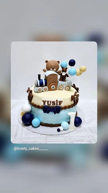 Tortlar: Məhsul: Fərdi dizayn tortlar Təsvir: - Müxtəlif mövzulu və zərif — 8