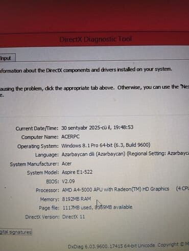 ноутбук баку: Acer noutbuk – 15.6" ekranlı, klassik qara korpus. Xüsusiyyətlər və — 5