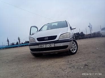 qara 07 sekilleri: Opel Zafira, gümüş rəng, 7 yerlik kompakt miniven. qiymətinde — 3