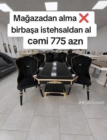 Yeni, Masa və oturacaqlar — 1