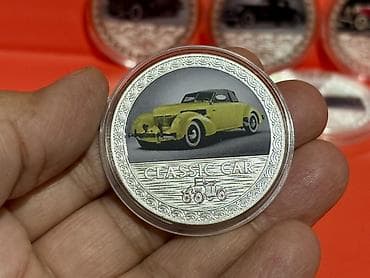 Məhsul: “Classic Car” kolleksiya xatirə sikkələri (5 ədəd dəst) — 9