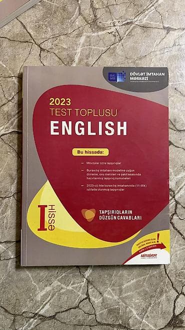 İngilis dili Testlər 11-ci sinif, DİM, 1-ci hissə, 2023 il