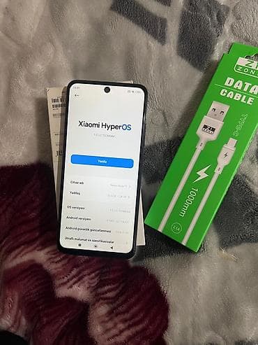 lenkeran telefon satisi: Redmi Note 11, 128 GB, rəng - Qara, Face ID — 5