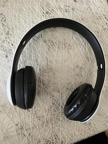 Kompüter və noutbuk aksesuarları: Bluetooth qulaqcıq – ağ/qara, başüstü (on-ear) dizayn Xüsusiyyətlər — 1