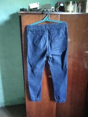 moto geyimlər: Cins şalvar kişi üçün tezedi razmer 38 yeni 30 M L olur mene balaca — 8