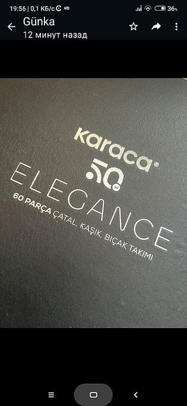 saatlar type 0: Karacanın qaşıq bıçaq desti yenidir 12 nəfərlik 60 eded çox baha — 2