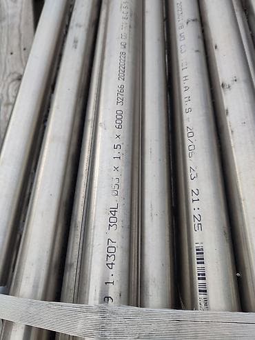 1 kq görə qiymət 5,50 AZN. Borular yenidir. 2 növü var. Ölçülər