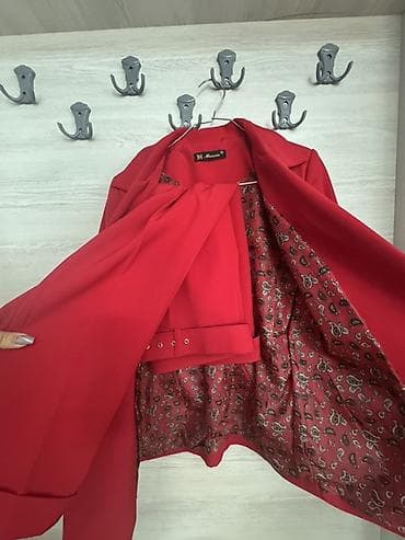 Qadın dəsti – Monzza brendi - Rəng: parlaq qırmızı - Komplekt: pencək — 2