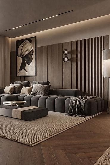 ledlər: Minimalist dizaynlı interyer paneli və işıqlandırma sistemi - — 2