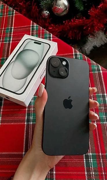 IPhone 15, 128 GB, Qara, Face ID