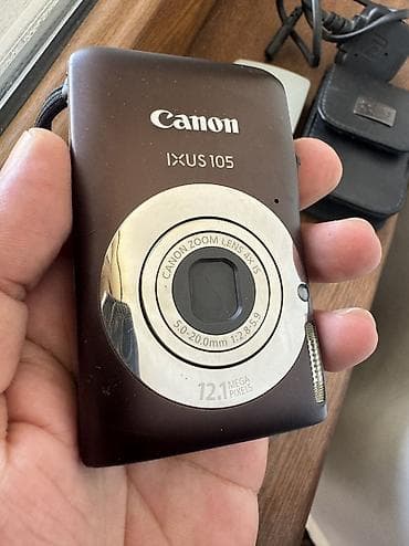Canon IXUS 105 12.1 megapixel ideal veziyyetdedir hec bir problemi