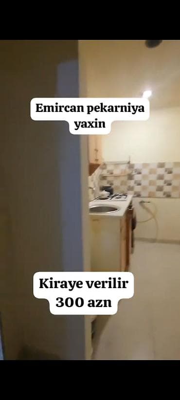 kirayə az: 60 kv. m, 2 otaqlı, Kombi, Qaz, İşıq — 2