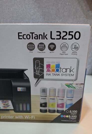 planşetlərin qiyməti: ☑️Epson L3250 ✅Qiymət: 340 Azn ⚠️Qeyd: Bu modeldən əlavə digər — 6