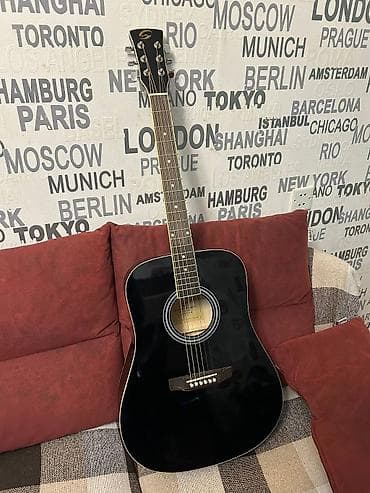 Akustik gitara, 6 sim