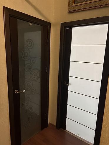 qulp: Daxili qapılar dəsti - Material: MDF/laminat örtüklü panel, tünd — 4