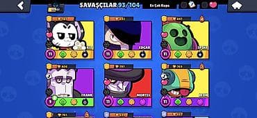 Digər: Brawl stars hesabı, 33.500 Kupa Full Dolu hesabdı, Hesabda 330 elmas — 2
