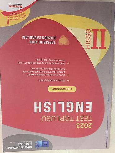 informatika dim 2022 pdf: İngilis dili Testlər 11-ci sinif, DİM, 2-ci hissə, 2023 il — 1