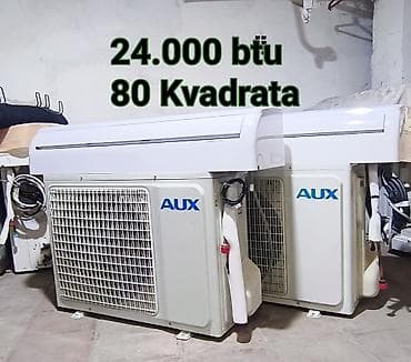 Ventilyatorlar: Kondisioner AUX, İşlənmiş, 70-80 kv. m, Split sistem, Kredit yoxdur, Ödənişli quraşdırma — 1