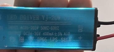 birinciler lenti: LED sürücü – YJ-20W 075 - Tip: LED Driver (sabit cərəyan) - Giriş: AC — 3