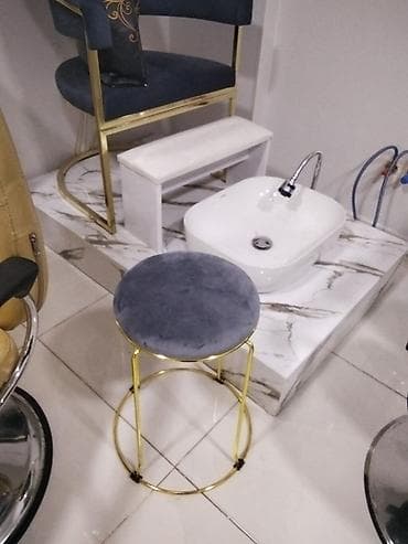 Pedikür üçün tam dəst – salon qurğusu - Mərmər naxışlı platforma