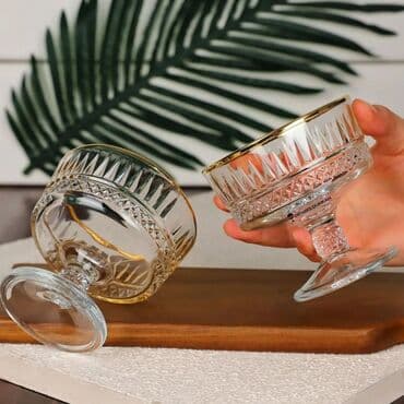 Konfet ve ya mürebbe qabı
2-li dest
Türkiye istehsalı