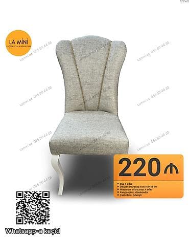 LA MİNİ – Laconic & Minimalism dizaynlı yumşaq oturacaqlı stul -