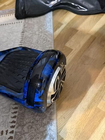 seqvay: Elektrik hoverboard (self-balance skuter) - Rəng/dizayn: Qara-mavi — 2