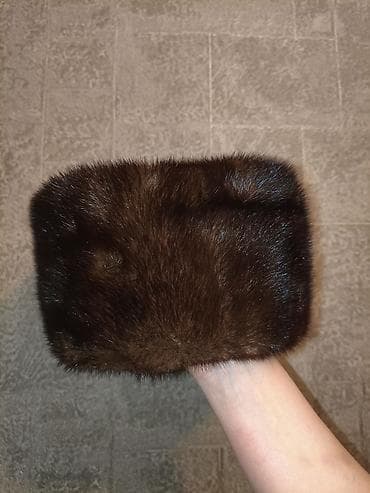 prokat paltar: Norka papaq - Material: təbii mink (şinşilla tipli deyil), sıx və — 3